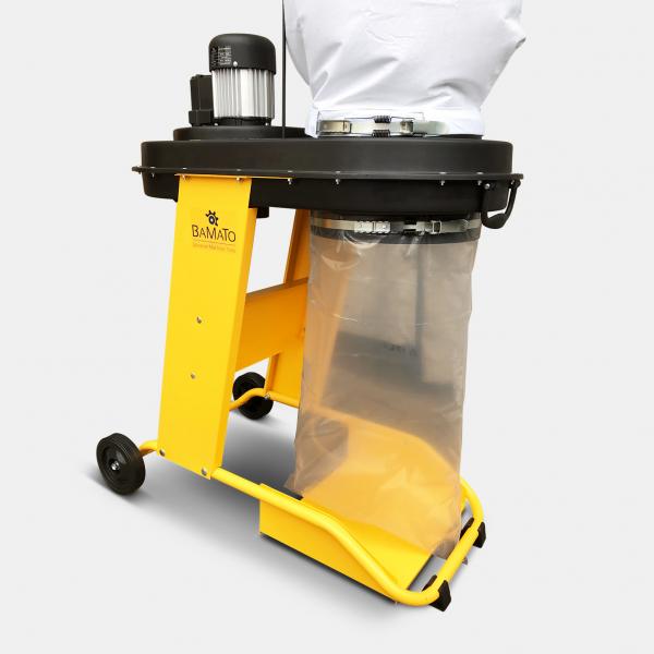BAMATO Absauganlage AB-550 inkl. Adapter Set und 2. Filtersack